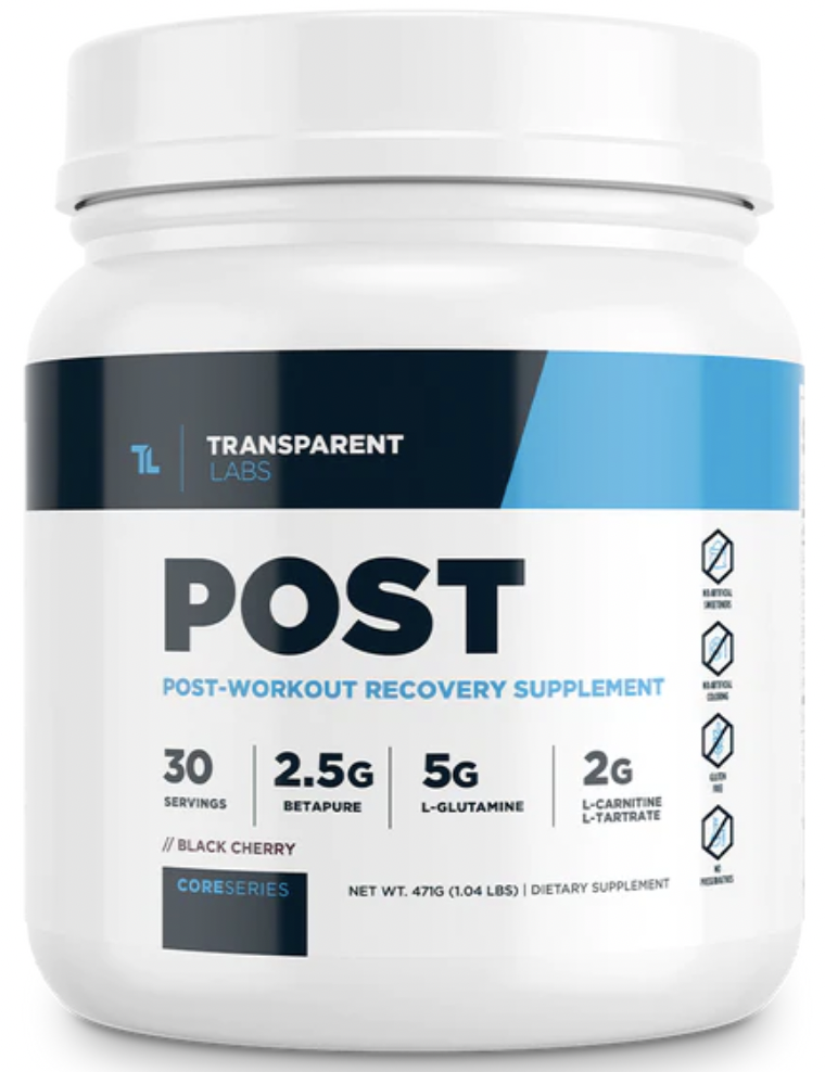 Muscle Recovery POST Transparent Labs
